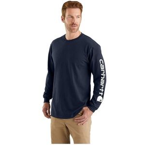 Carhartt Navy Long Sleeve Tee
